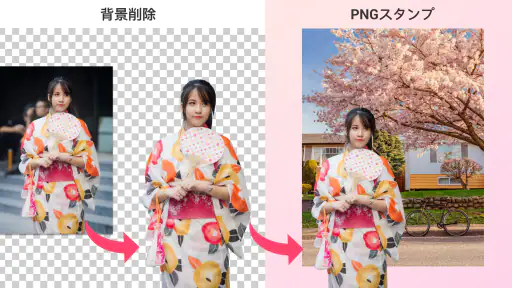 背景透過 - 合成写真アプリ、画像編集 screenshot