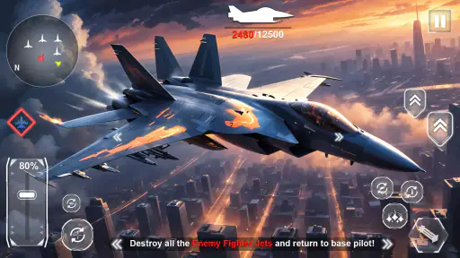 航空機攻撃: ジェット戦闘機 screenshot