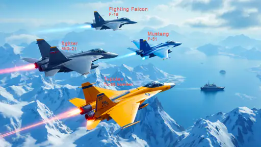 航空機攻撃: ジェット戦闘機 screenshot