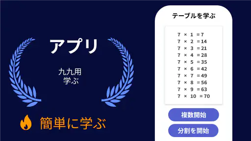 計算ゲーム 九九 - 算数小学生無, 掛け算 screenshot