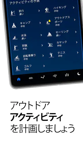透明時計＆天気 screenshot
