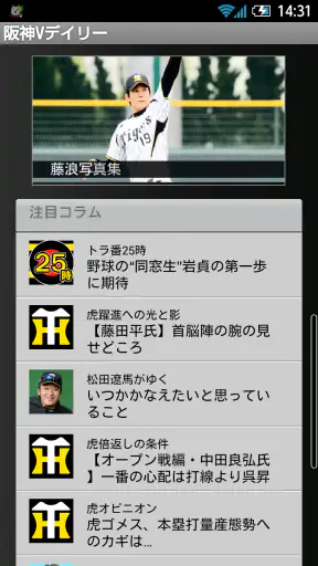 阪神Vデイリー screenshot