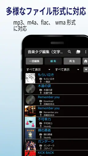 音楽タグ編集（文字化け対応）－完全版－ screenshot
