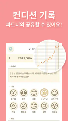 280days : 부부가 공유하는 "임신 기록/일기" screenshot