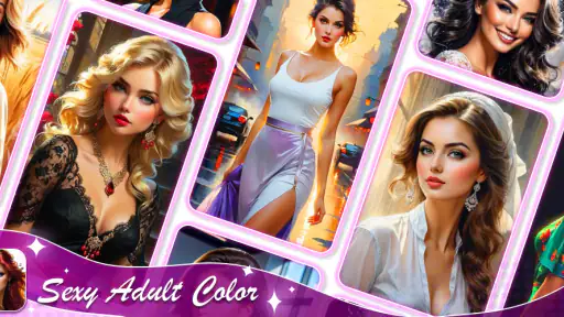 Adult Sexy Color Paint Games screenshot
