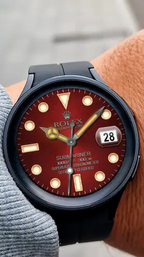 Analog Rolex Royal Watch face screenshot