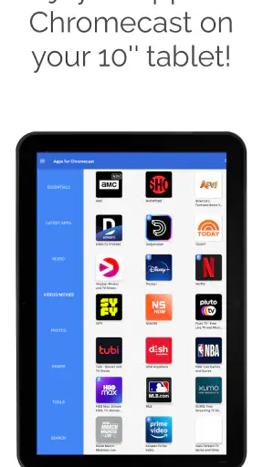 Apps 4 Chromecast & Android TV screenshot