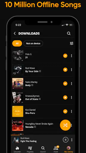 Audiomack: 음악 다운로더 screenshot