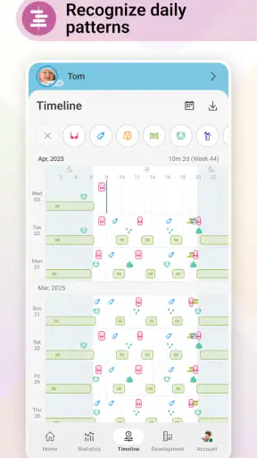 Baby Daybook: 수유시간어플. 신생아 수유일지 screenshot