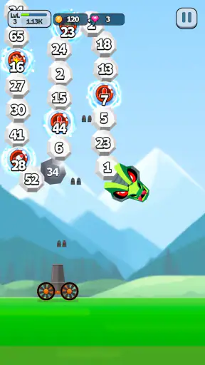 Ball Blast Cannon blitz mania screenshot