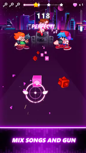 Beat Shooter 3D:FNF Music Game screenshot