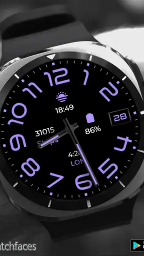 Big Analog 2 WF WearOS 5+ screenshot