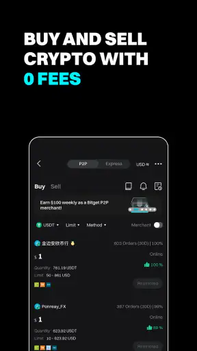 Bitget- Bitcoin & Crypto Trade screenshot