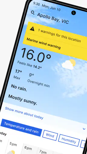 BOM Weather screenshot