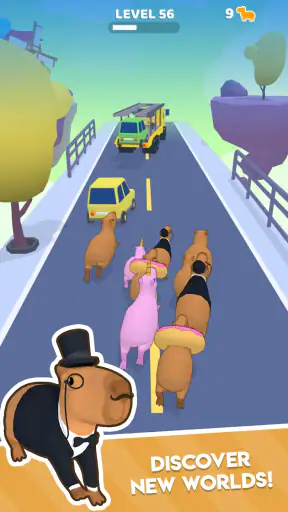 Capybara Rush screenshot