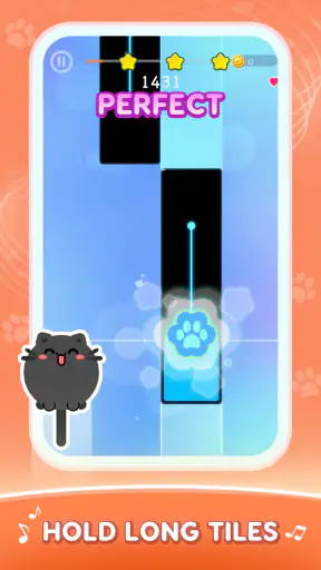Cat Cute Tiles: 리듬 게임 screenshot