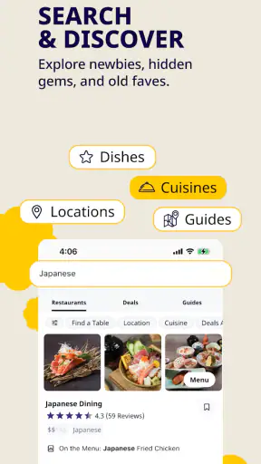 Chope screenshot