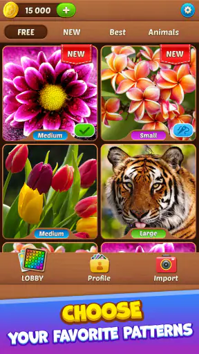 Cross Stitch: Coloring Art screenshot