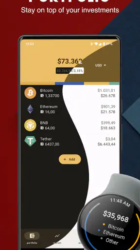 CryptoWatch screenshot