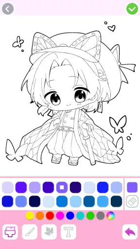 Cute Drawing : Anime Color Fan screenshot