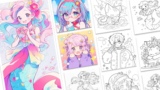 Cute Drawing : Anime Color Fan screenshot