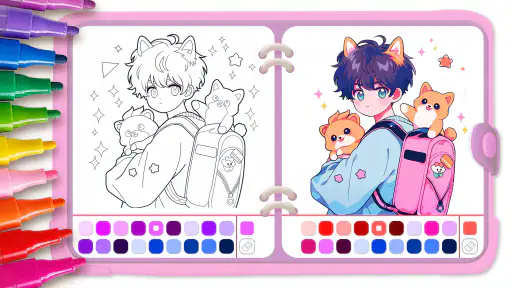 Cute Drawing : Anime Color Fan screenshot