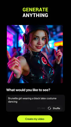 Diffuse - AI Video Generator screenshot
