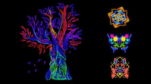 Doodle Master - Glow Art screenshot