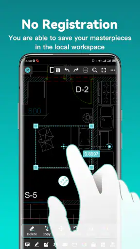 DWG FastView - CAD도면뷰어&DWG 편집기 screenshot