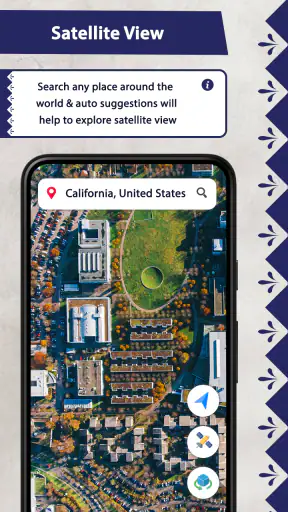 Earth Map Satellite screenshot