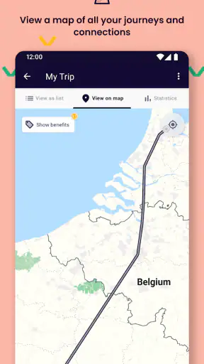 Eurail/Interrail Rail Planner screenshot
