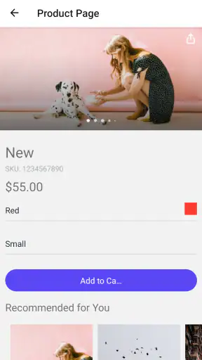 Expo & React Native components screenshot