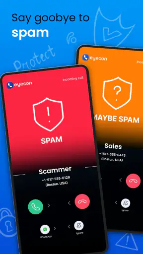 Eyecon: 발신자 식별과 스팸 전화 완벽 차단 screenshot