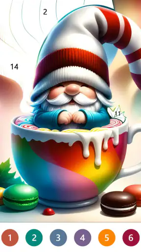 Fairytale Color – 숫자 색칠 게임. screenshot