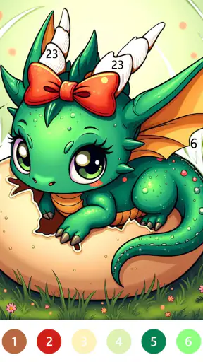 Fairytale Color – 숫자 색칠 게임. screenshot