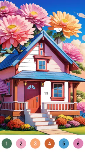 Fairytale Color – 숫자 색칠 게임. screenshot