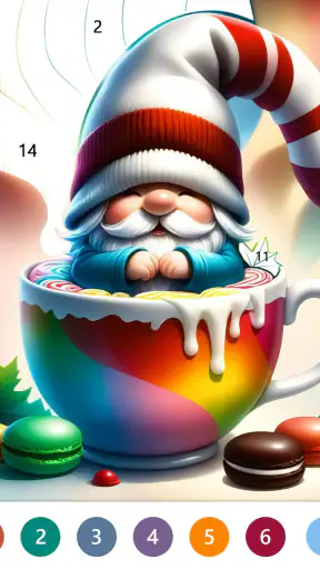 Fairytale Color – 숫자 색칠 게임. screenshot