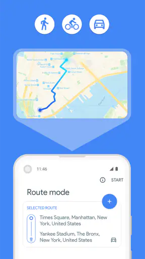 Fake GPS Joystick and Route screenshot