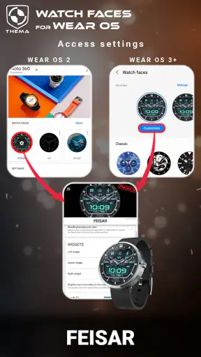 Feisar Watch Face screenshot