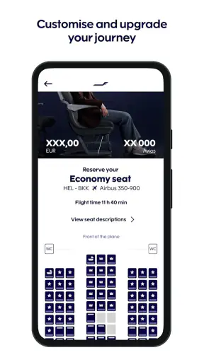 Finnair screenshot
