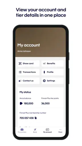 Finnair screenshot