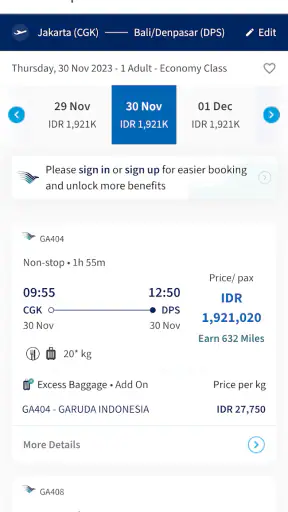 FlyGaruda screenshot