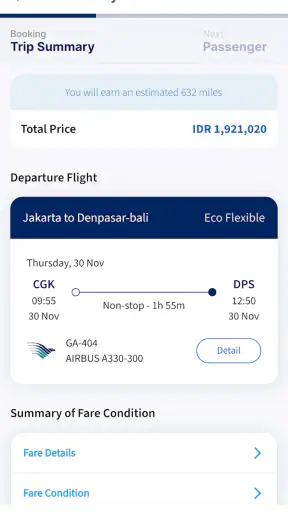 FlyGaruda screenshot