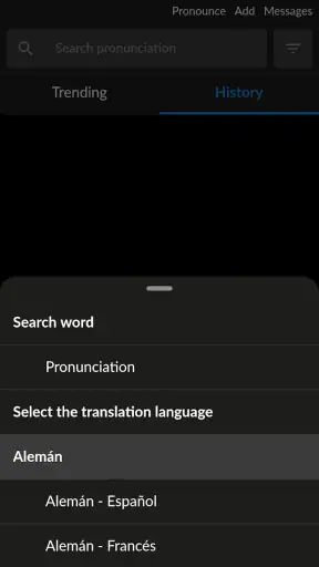 Forvo Pronunciation Guide screenshot