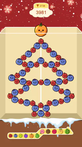 Fruit Merge: Juicy Drop Game screenshot