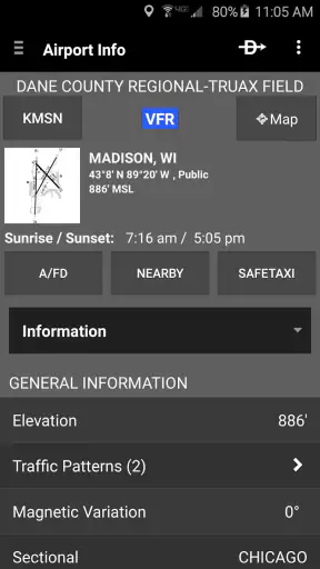 Garmin Pilot screenshot