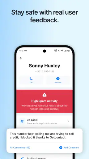 Getcontact screenshot