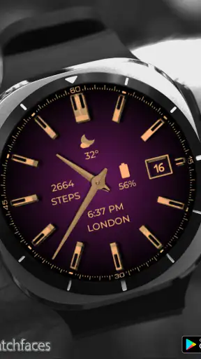 Gold Classic 1 WF Wear OS 5+ screenshot