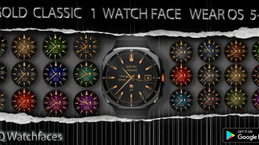 Gold Classic 1 WF Wear OS 5+ screenshot