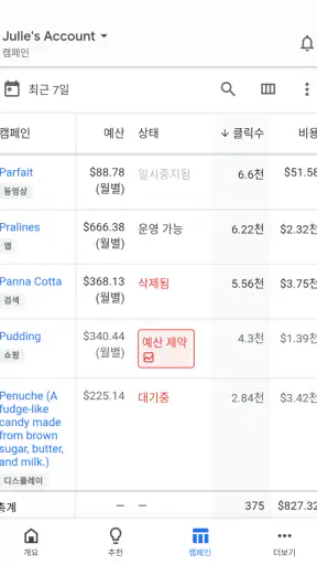 Google Ads screenshot